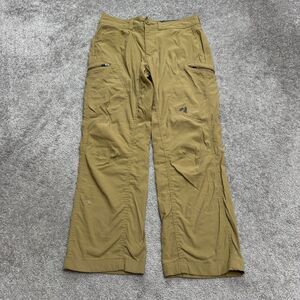 Eddie Bauer First Ascent Cargo Pants Men 30x30 Brown Khaki Straight Outdoor Hike